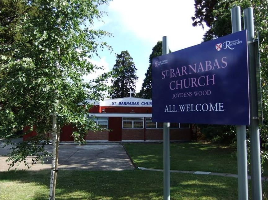 st. barnabas church, joydens wood, bexley