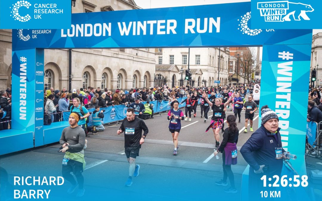 AirisQ’s Director fundraises for Cancer Research at London Winter Run